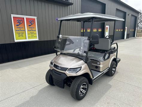 Icon I L V Electric Golf Cart Seater Lifted Loaded Street