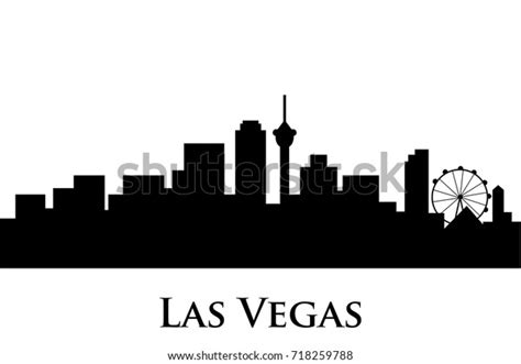 Las Vegas Skyline Vector Stock Vector (Royalty Free) 718259788