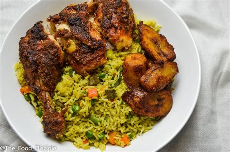 Nigerian Fried Rice With Oven Grilled Suya Chicken Recipe Food