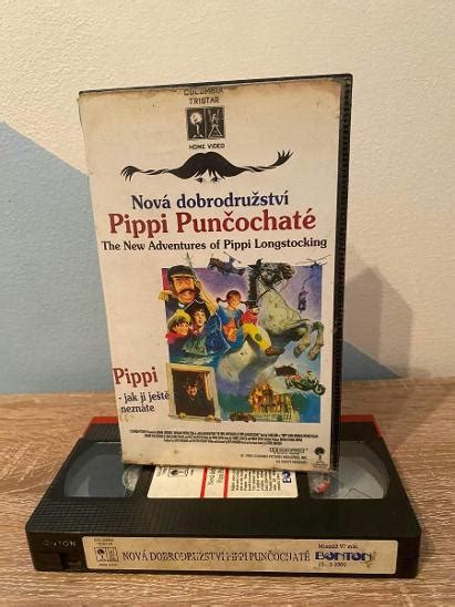 Vhs NovÁ DobrodruŽstvÍ Pipi PunČochatÉ Aukro