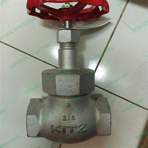 Jual Globe Valve Inch Kitz Cast Iron Drat Jis K Steam Jakarta