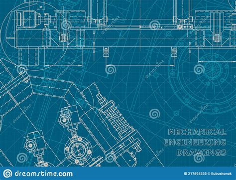 Blueprint Corporate Style Mechanical Instrument Making Technical