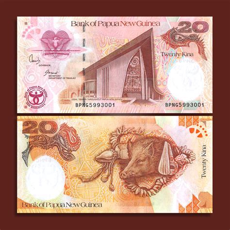 Papua New Guinea S Kina Note Mintage World