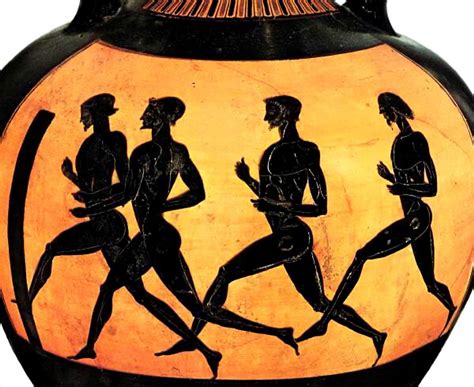 The History Of The Ancient Olympics Footraces In The Nude