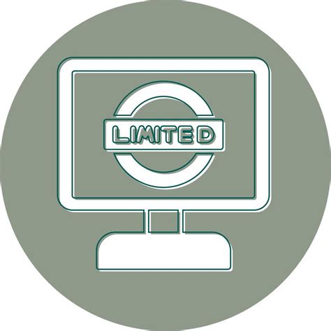 Limited Vector Icon 37183681 Vector Art At Vecteezy