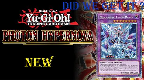 Opening NEW 2023 Konami Yu Gi Oh Photon Hypernova YouTube