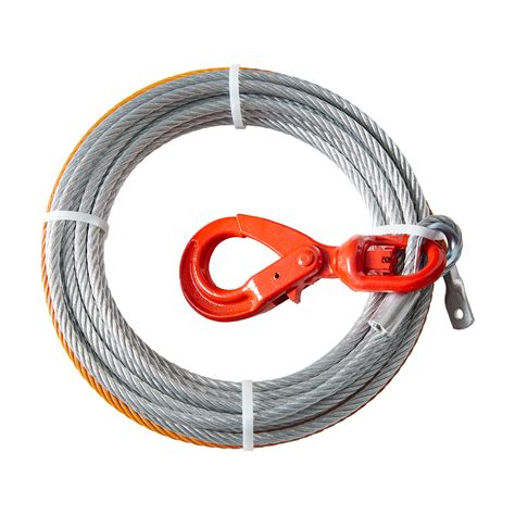 VEVOR Galvanized Steel Winch Cable 3 8 Inch X 50 Feet 15 200 Lbs