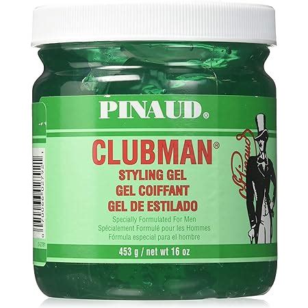 Pinaud Clubman Hair Styling Gel Original 16 Oz Pack Of 3