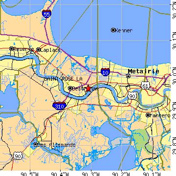 Saint Rose, Louisiana (LA) ~ population data, races, housing & economy