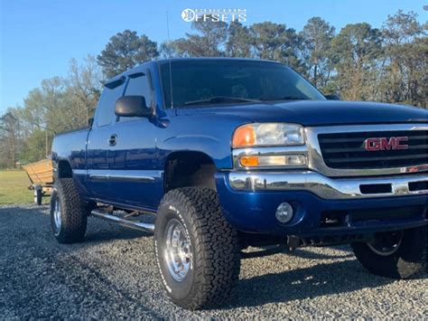 2004 Gmc Sierra 1500 With 16x10 38 Alloy Ion Style 171 And 315 75r16 Bfgoodrich All Terrain Ta