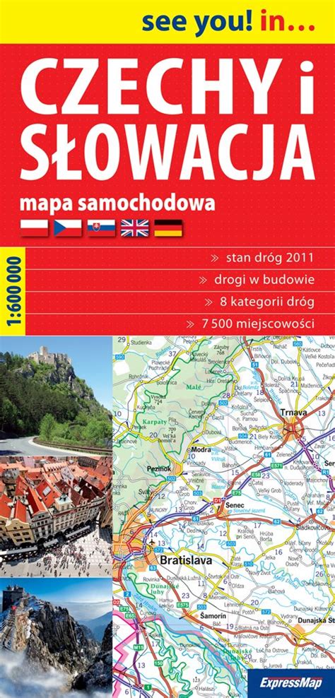 Czechy I Slowacja Mapa Samochodowa Unknown Amazon De B Cher