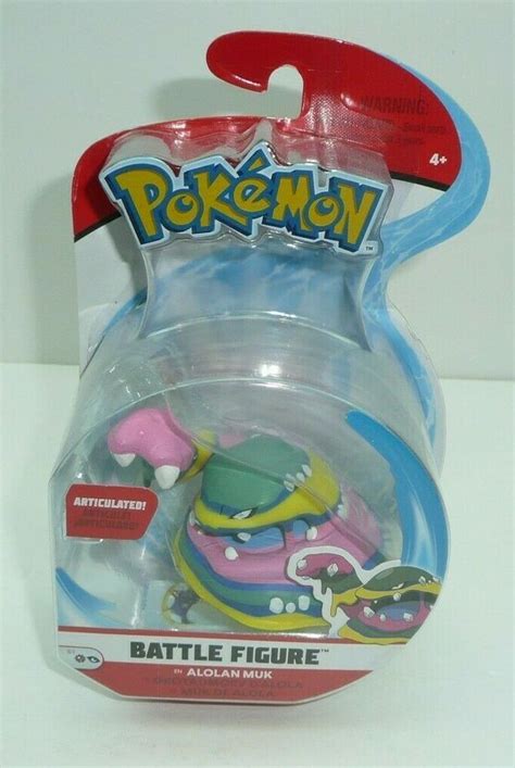 Pokemon Battle Figure Alolan Muk Pokemon Action Figure Atelier