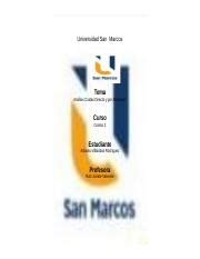 Estudio De Caso 5 Costos 2 1 Docx Universidad San Marcos Tema