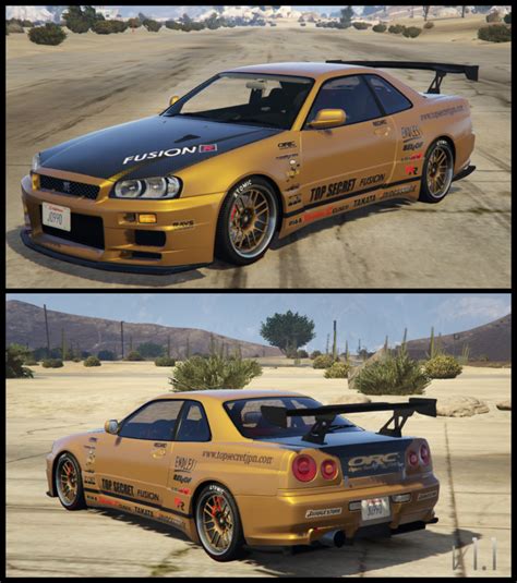 Liveries Pack For Nissan Skyline Gt R Bnr Gta Mods