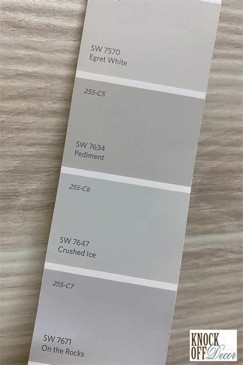 Sherwin Williams Crushed Ice Rview – A Warm Gray and Pastel to Delight Your Home - KnockOffDecor.com