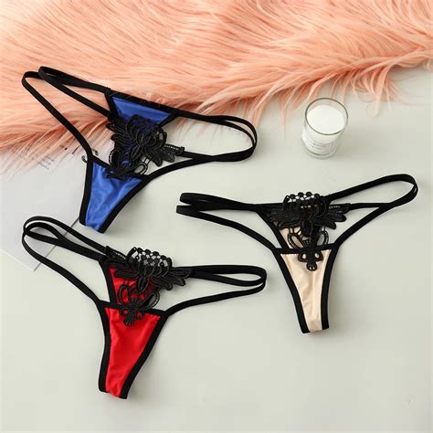 Sexy Erotic Bandage G String Thongs Lingerie For Women T Back Butterfly