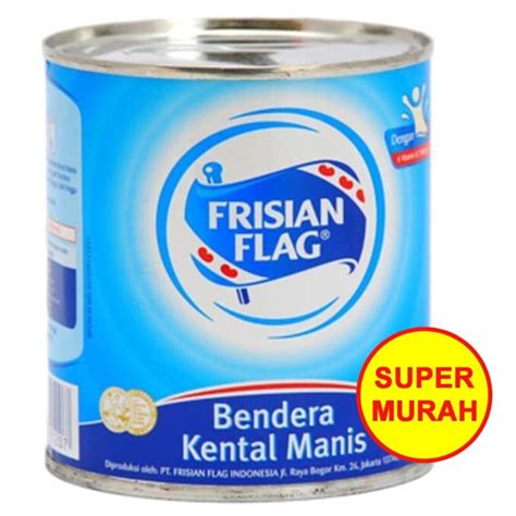 Jual Susu Kental Manis Frisian Flag SKM Bendera Putih Kaleng 370 Gram