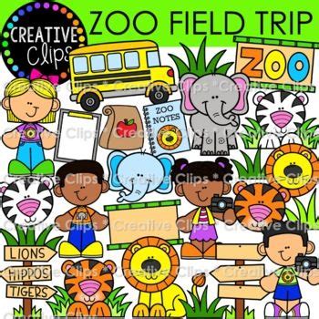 Zoo Field Trip Clipart {Zoo Clipart} i 2024