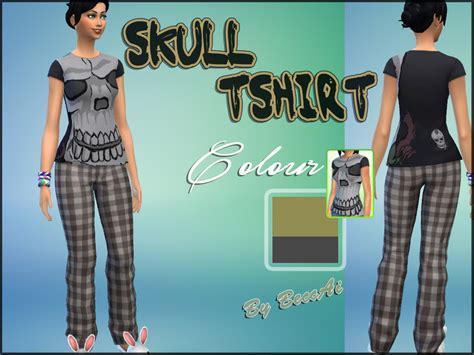Skull Tshirt T Shirt Clothes Mod Download