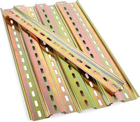 Din-rail, 8 stuks DIN-rails, DIN-rail van gekleurd staal, DIN-rail voor ...
