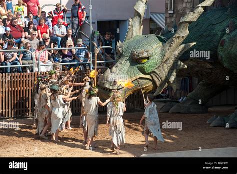 Open Air Theatre Der Drachenstich Dragon Museum Furth Im Wald