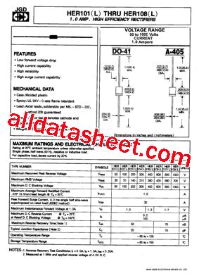 Her Datasheet Pdf Jinan Gude Electronic Device