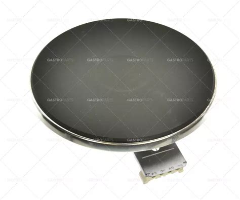 hot plate ø mm W V connection screw clamps with mm spill ring