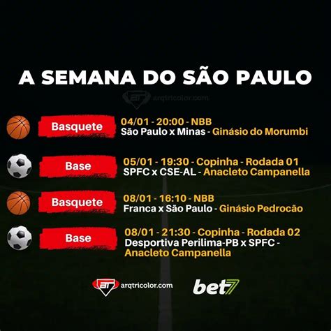 Agenda Da Semana Do Spfc Retorno Do Nbb E Estreia Na Copinha