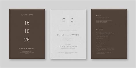 Premium Psd Simple And Elegant Wedding Card Template