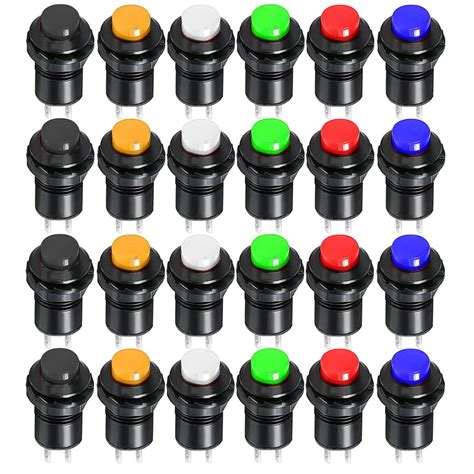 Snapklik Gebildet Pcs Mm Latching Push Button Switch Spst On