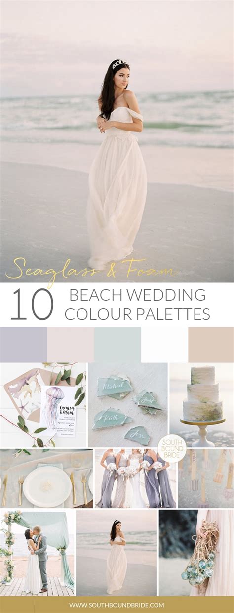 Beach Wedding Color Palettes Southbound Bride