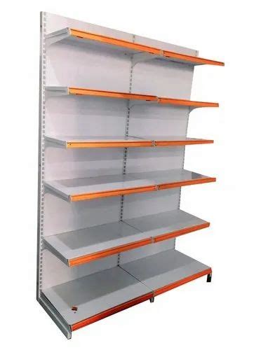 Mild Steel Wall Mounted Ms Display Rack For Supermarket At Rs