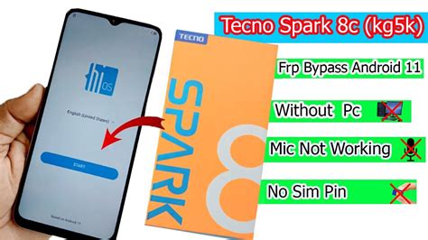 Tecno Spark C Kg K Frp Bypass Without Pc Android Frp