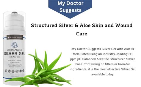 Amazon My Doctor Suggests Colloidal Silver Gel Wound Care With