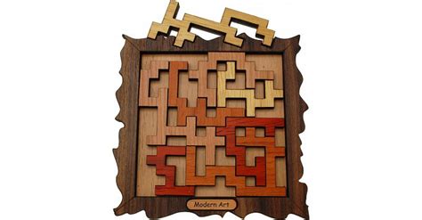 Modern Art European Wood Puzzles Puzzle Master Inc