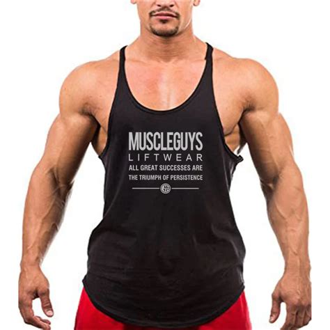 Muscleguys Brand Gyms Warriors Clothing Singlets Mens Tank Top Muscle