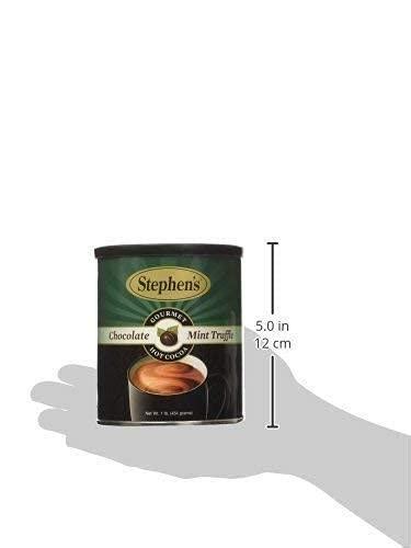 Stephen S Gourmet Hot Cocoa Chocolate Mint Truffle Lb Canister Mint Pound Pack Of
