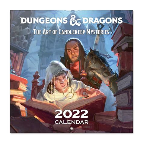 Buy Official Dungeons Dragons 2022 Wall Calendar January 2022