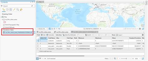 Tutorial Introducing The Field Statistics To Table Tool In Arcgis Pro