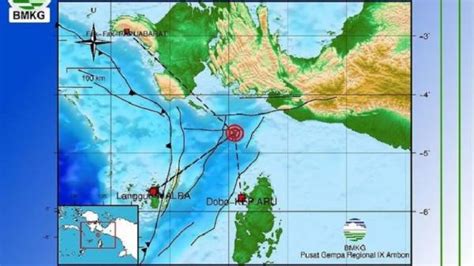 Gempa Bumi Magnitudo 4 5 Guncang Perairan Maluku Tak Berpotensi Tsunami