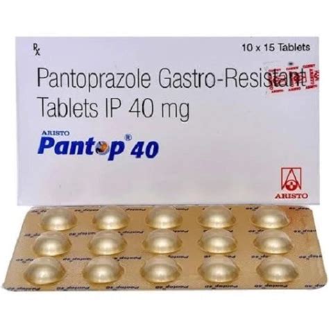 Pantoprazole Gastro Resistant Tablets Ip 40 Mg Peptic Ulcer Disease