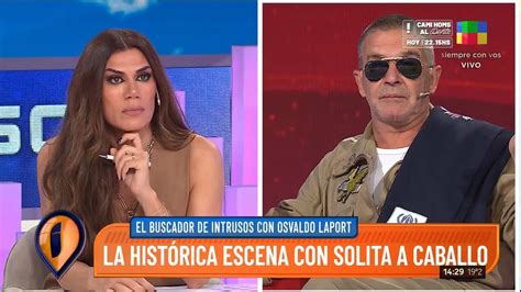 La histórica escena de Osvaldo Laport con Solita Silveyra en el caballo