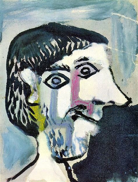 T Te Dhomme De Profil Pablo Picasso Period Of