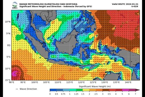 Bmkg Waspada Gelombang Tinggi Hingga 4 Meter Di Perairan Indonesia