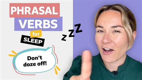 Bbc Learning English Phrasal Verbs With Georgie Phrasal Verbs For Sleep