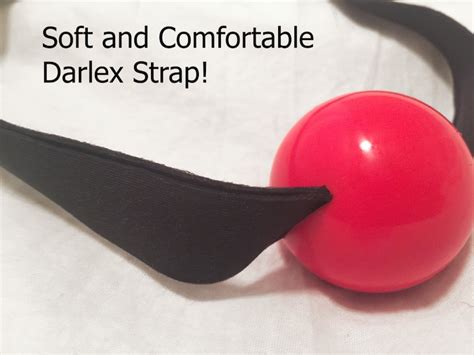 Ball Gag Silicone Ball Darlex Strap Very Comfortable And Soft Mature Etsy