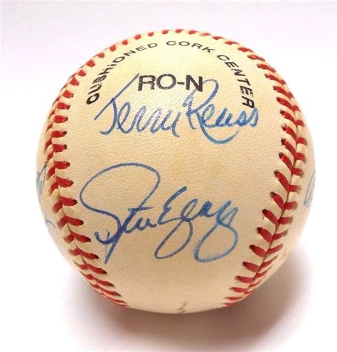 Duke Snider Ralph Branca Steve Yeager Erskine Dodgers Signed