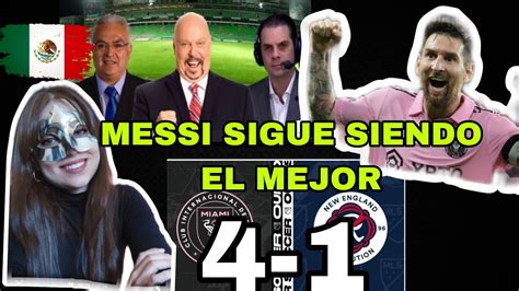 Asi Narro Prensa Mexicana Doblete De Messi Vs New England Revolution