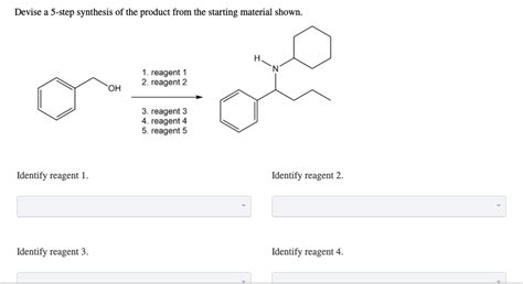 Solved Devise A Step Synthesis Of The Product From The Chegg