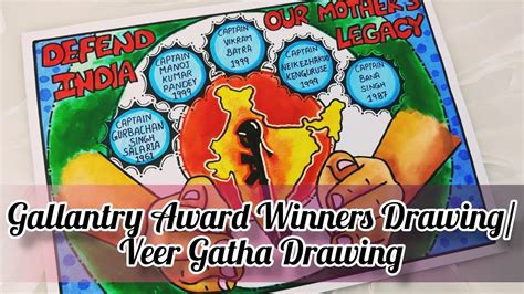 Veer Gatha Project Drawing / Gallantry Award Winners Drawing / Veer ...